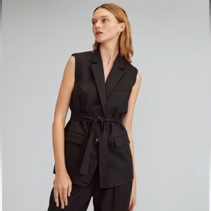 Everlane NWT Buttersmooth Sleeveless Blazer